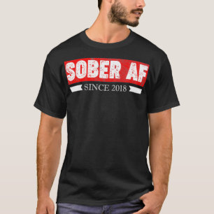 Camiseta Sober AF desde el año 2018 Patrocinador de Alcohól