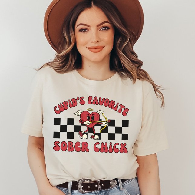 Camiseta Sober El día de San Valentín, Retro Valentine Sobr (Subido por el creador)