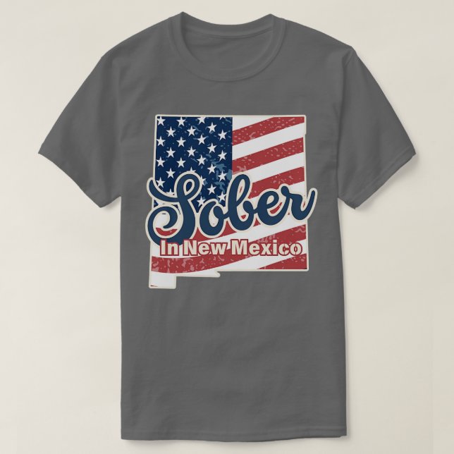 Camiseta Sober En Nuevo México Vintage (Diseño del anverso)