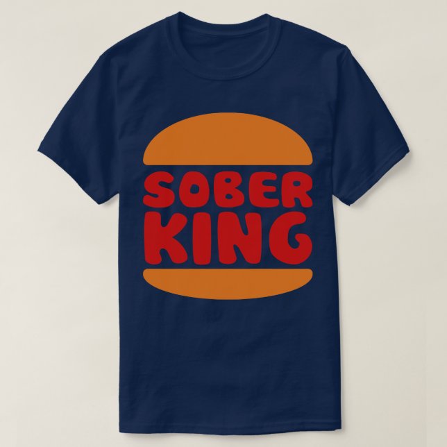 Camiseta Sober King (Diseño del anverso)