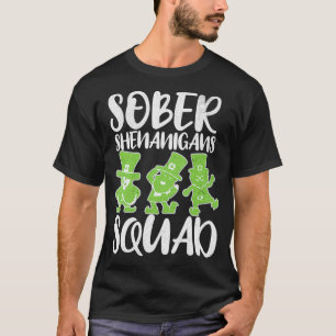 Camiseta Sober Shenanigans Día del Santo Patrocinador