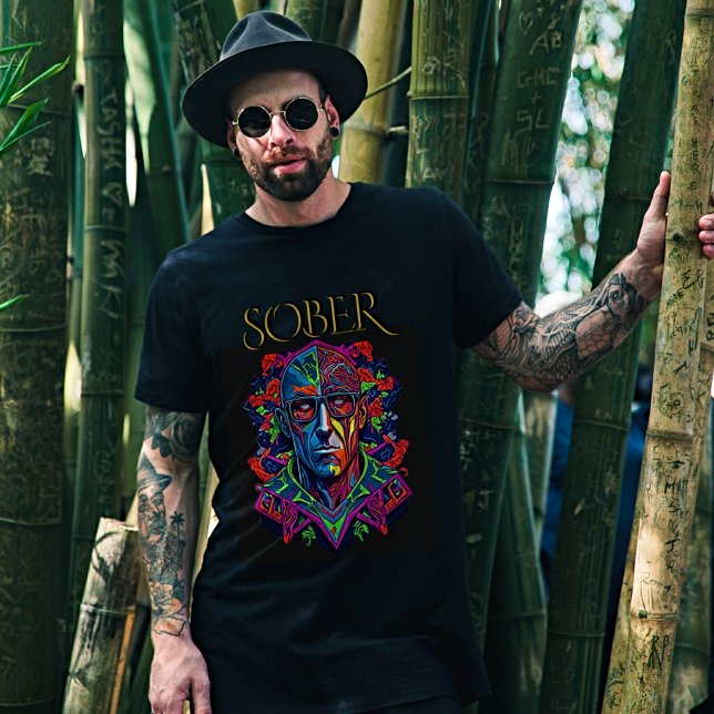 Camiseta Sober T-Shirt: El icónico Maynard James Keenan Art (Subido por el creador)