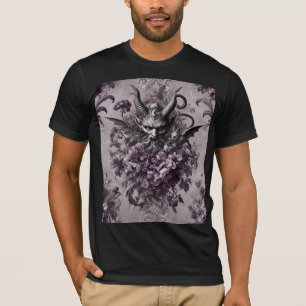 Camiseta Soberano de los no muertos – Floral gótico