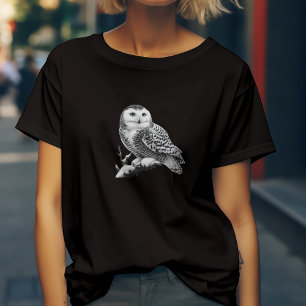 Camiseta Soberbio Búho Nival Posado