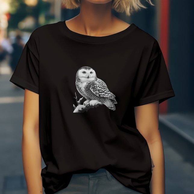 Camiseta Soberbio Búho Nival Posado (Subido por el creador)