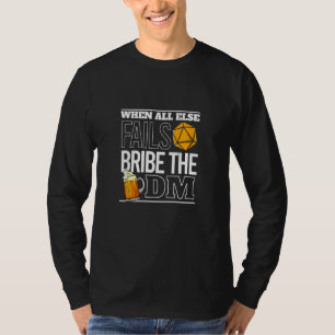 Camiseta Soborno De La Función Dm Rpg Tabletop Ttrpg Reprod