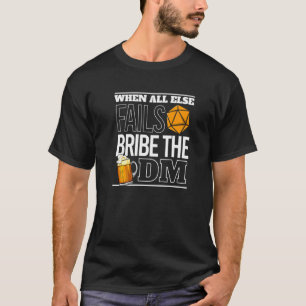 Camiseta Soborno de la reproducción de roles de RPG de DM P
