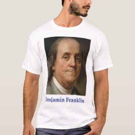 Camiseta sobre Ben Franklin, ciencia y progreso