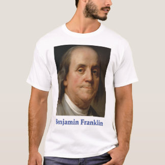 Camiseta sobre Ben Franklin, ciencia y progreso