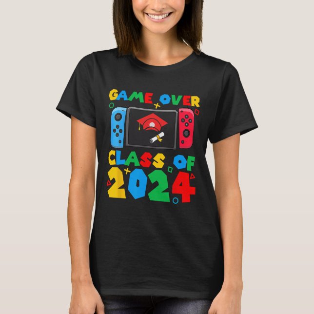 Camiseta Sobre Cl de 2024 Videojugadores Estudiantes Divert (Anverso)