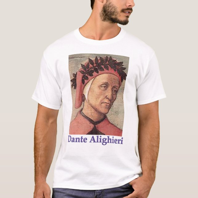 Camiseta sobre Dante y su sabiduría (Anverso)