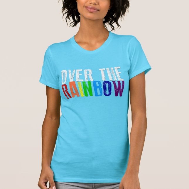 Camiseta Sobre el arco iris (Anverso)