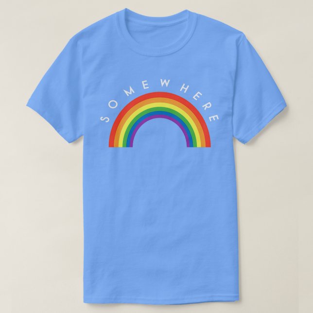 Camiseta Sobre el arcoiris (Diseño del anverso)