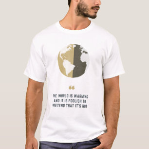 Camiseta sobre el cambio climático