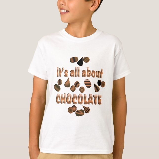 Camiseta Sobre el chocolate (Anverso)
