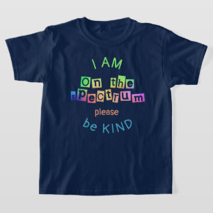 Camiseta Sobre el espectro de la marina arcoiris, concienci