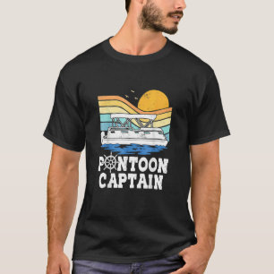 Camiseta Sobre El Pontoon De Toon En Bote Pontooning