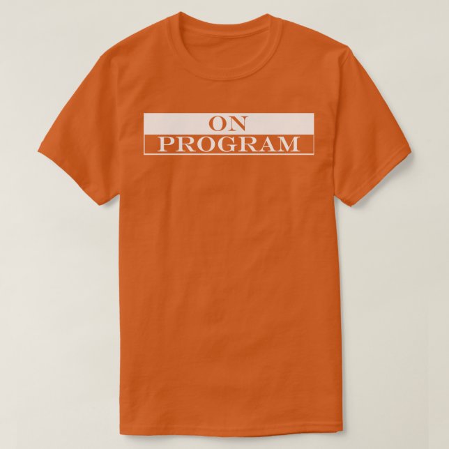 Camiseta sobre el programa (Diseño del anverso)
