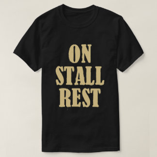 Camiseta sobre el reposo