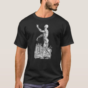 Camiseta Sobre El Tejido Del Cuerpo Humano Andreas Vesalius