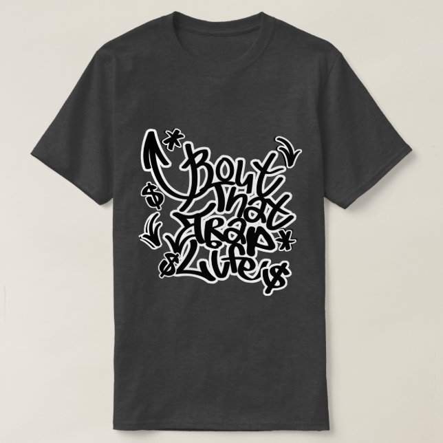 Camiseta Sobre eso atrapar la vida (Diseño del anverso)