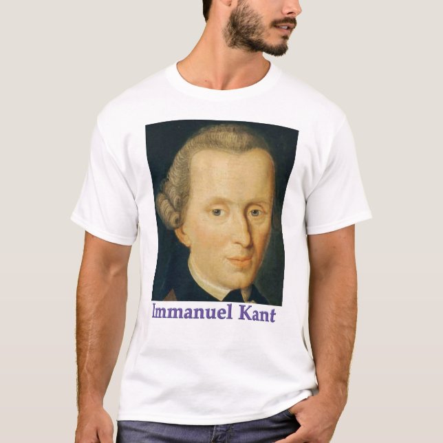 Camiseta sobre Kant y su sabiduría sobre la paz (Anverso)