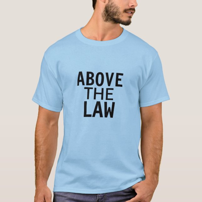 Camiseta sobre la ley (Anverso)