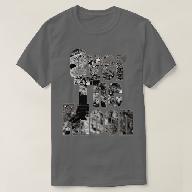 Camiseta Sobre la luna (Diseño del anverso)