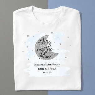 Camiseta Sobre la luna Boys Baby Shower