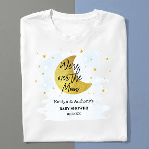 Camiseta Sobre la luna Boys Baby Shower