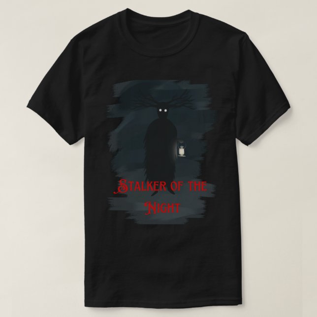 Camiseta Sobre la pared del jardín el acosador de la noche (Diseño del anverso)