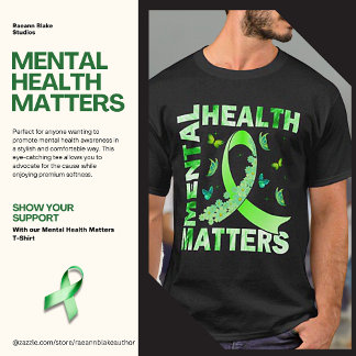 Camiseta sobre la salud mental