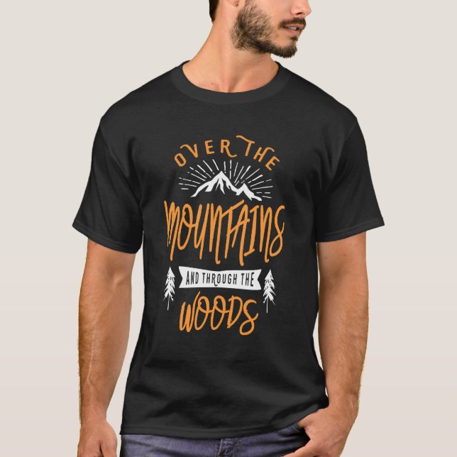 Camiseta Sobre las montañas (Anverso)