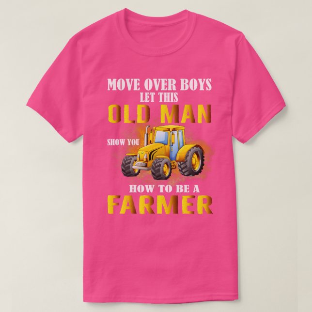 Camiseta Sobre Los Niños Este Hombre Mayor Te Muestra Cómo  (Diseño del anverso)