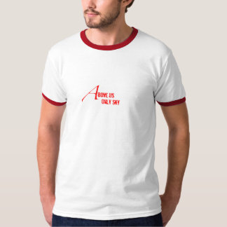 Camiseta Sobre nosotros solamente cielo