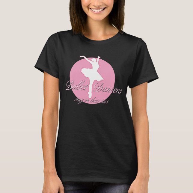 Camiseta Sobre sus dedos (ballet) (Anverso)