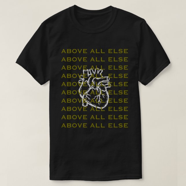 Camiseta Sobre todo lo demás (Diseño del anverso)