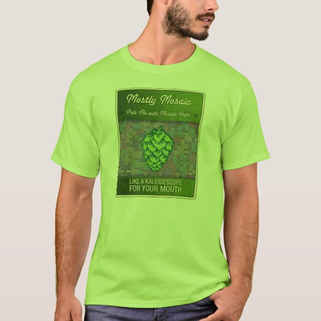 Camiseta Sobre todo sobre todo mosaico inofensivo (Anverso)
