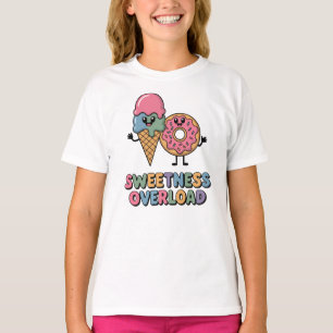 Camiseta Sobrecarga de dulzura   Niños con crema de hielo y