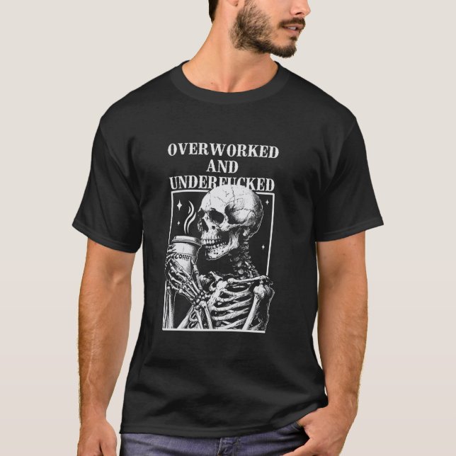 Camiseta Sobrecargado y subjodido (Anverso)