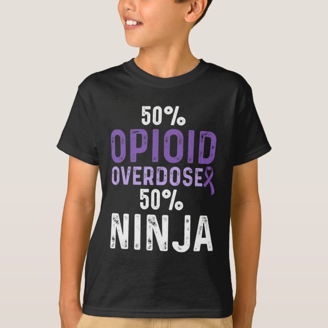 Camiseta Sobredosificación Opioide Sensibilización Sobreviv (Anverso)