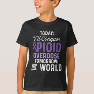 Camiseta Sobredosificación Opioide Sensibilización Sobreviv