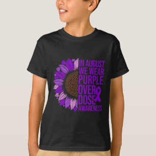 Camiseta Sobredosis Sensibilización Girasol En Agosto Usamo