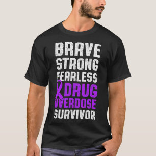 Camiseta Sobredosis Sensibilización Sobreviviente Guerrero