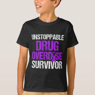 Camiseta Sobredosis Sensibilización Sobreviviente Guerrero