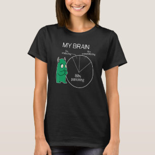 Camiseta Sobrepensación del modo de pánico de ansiedad