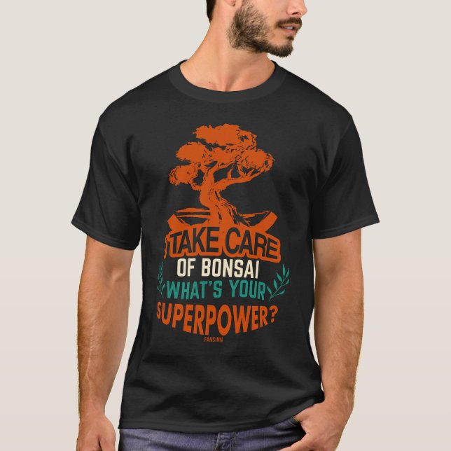 Camiseta Sobrepotencia de Bonsai diciendo (Anverso)