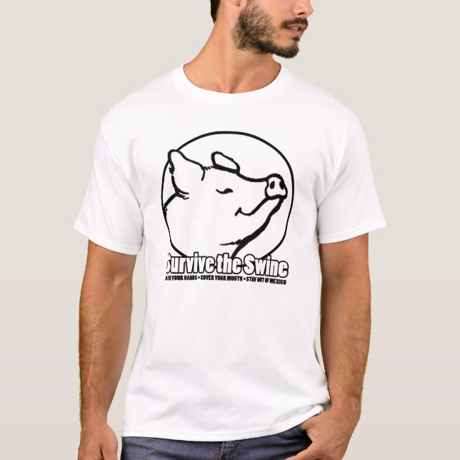 Camiseta SOBREVIVA los cerdos (Anverso)