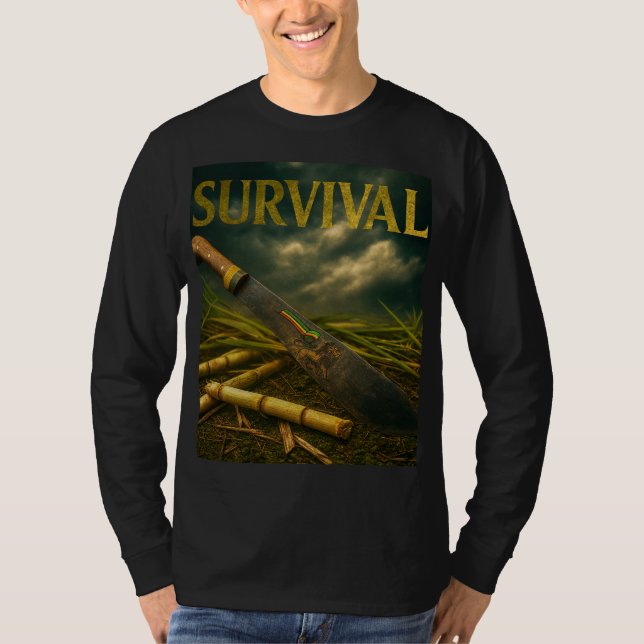 Camiseta Sobrevivencia Manga Larga (Anverso)