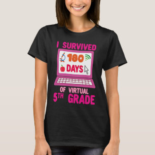 Camiseta Sobreviví 180 días de 5to grado virtual Último día